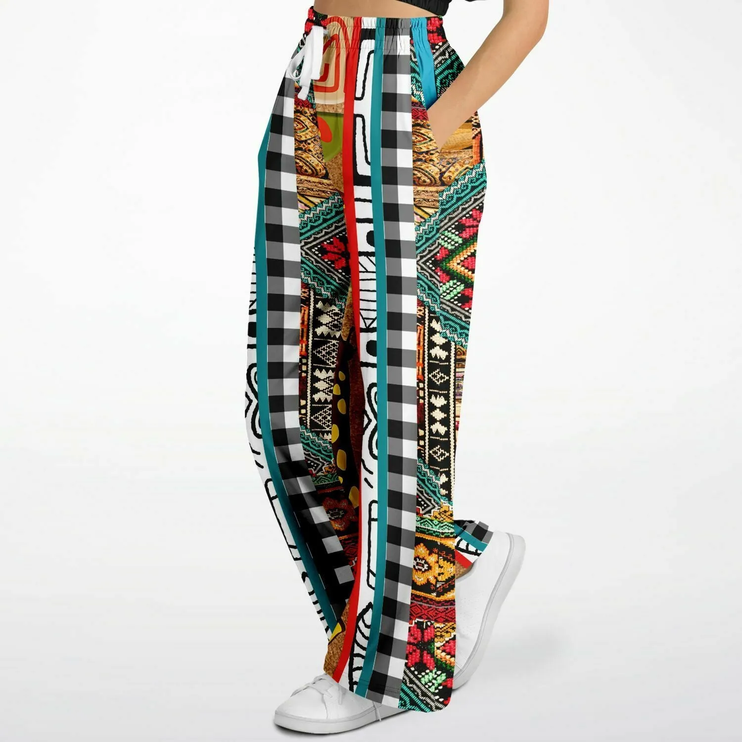 Africa Bombastic Eco-Poly Stretchy Phat Bellbottoms