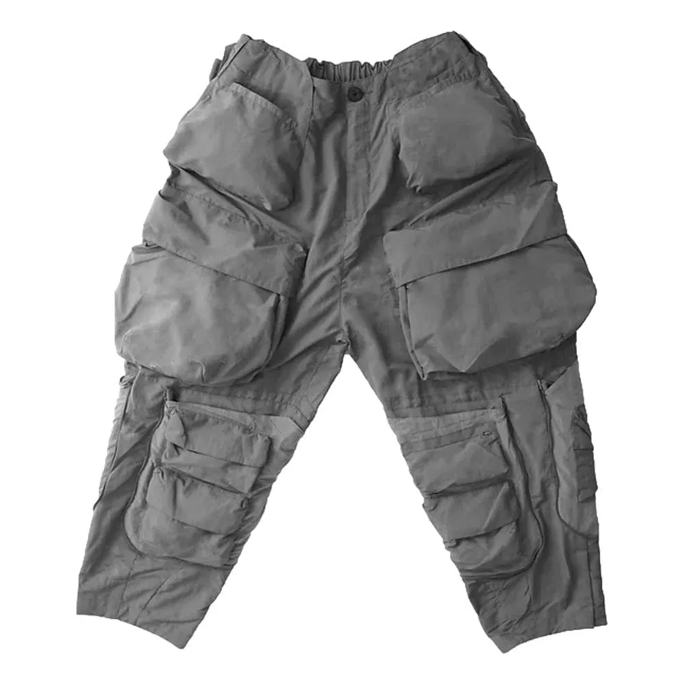 ARCHIVAL REINVENT TEFLON ARCHIVAL SWITCHABLE COVER PANTS-GREY