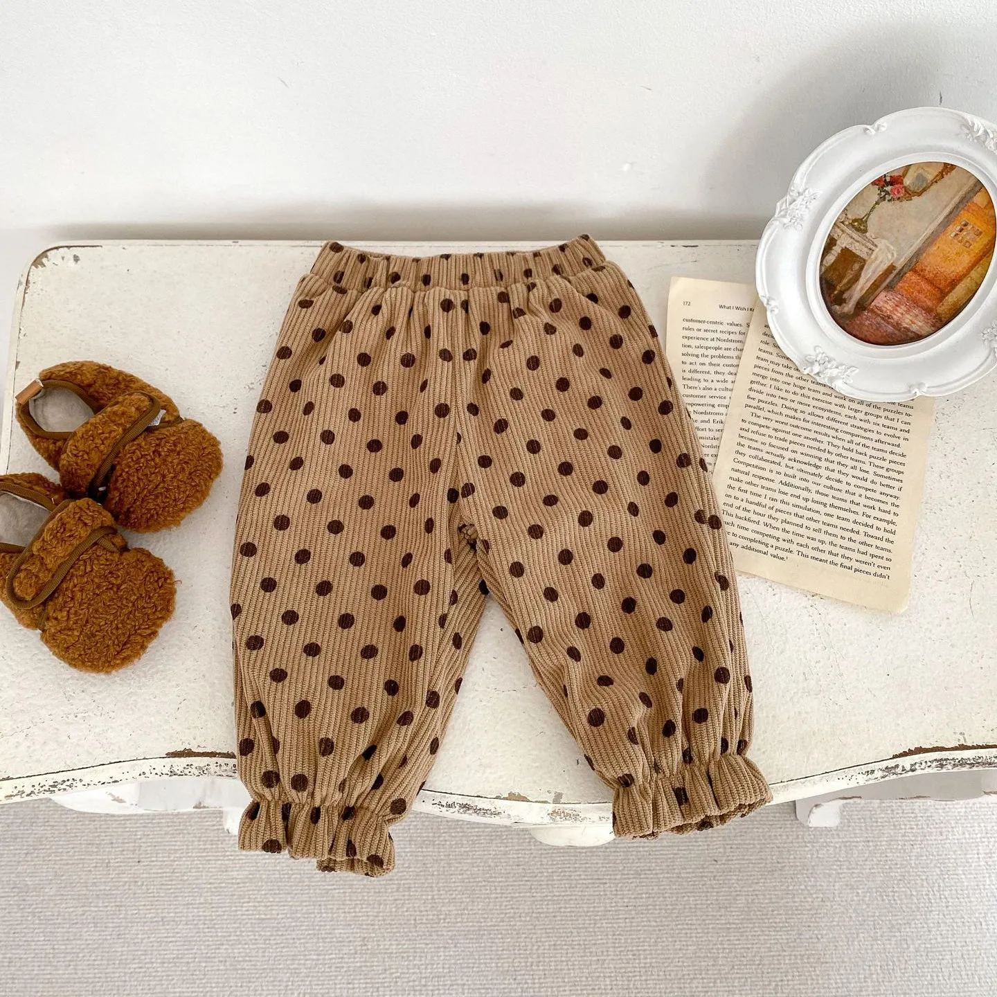 Baby Kid Girls Polka dots Print Pants Wholesale 231019149