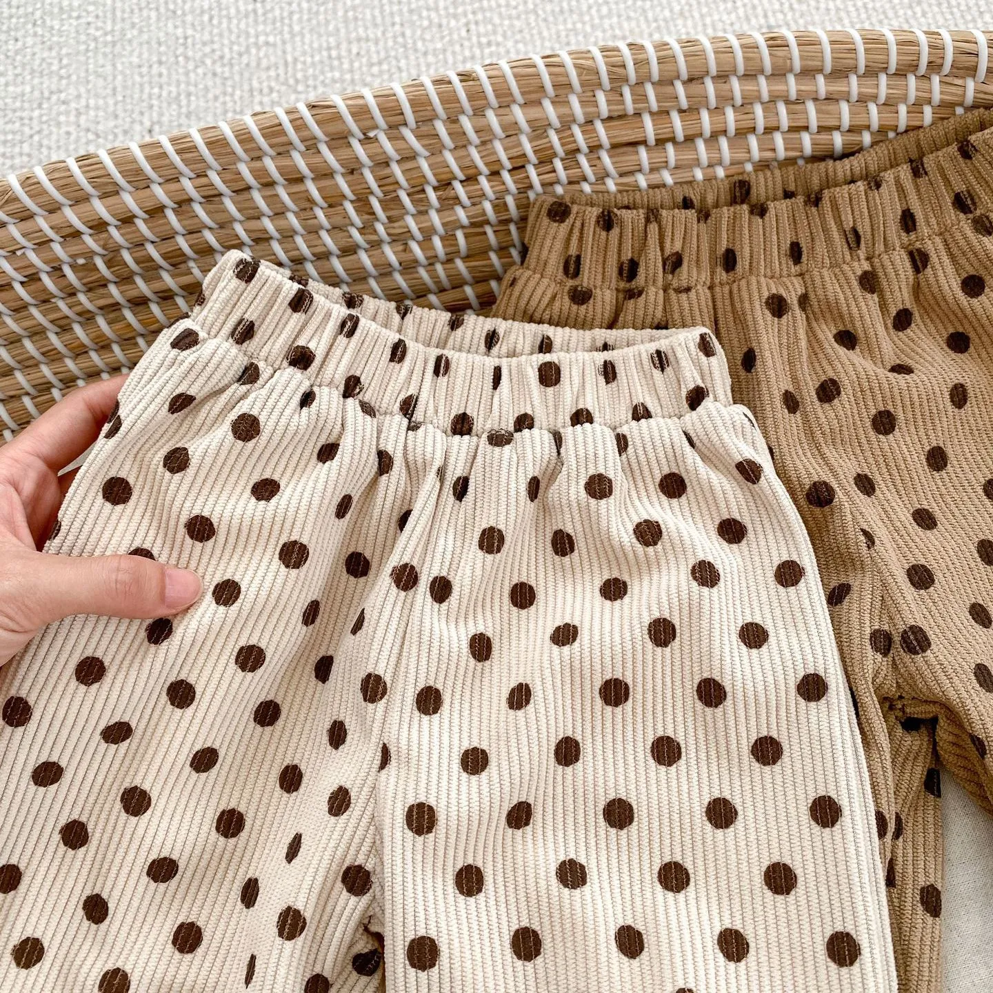 Baby Kid Girls Polka dots Print Pants Wholesale 231019149