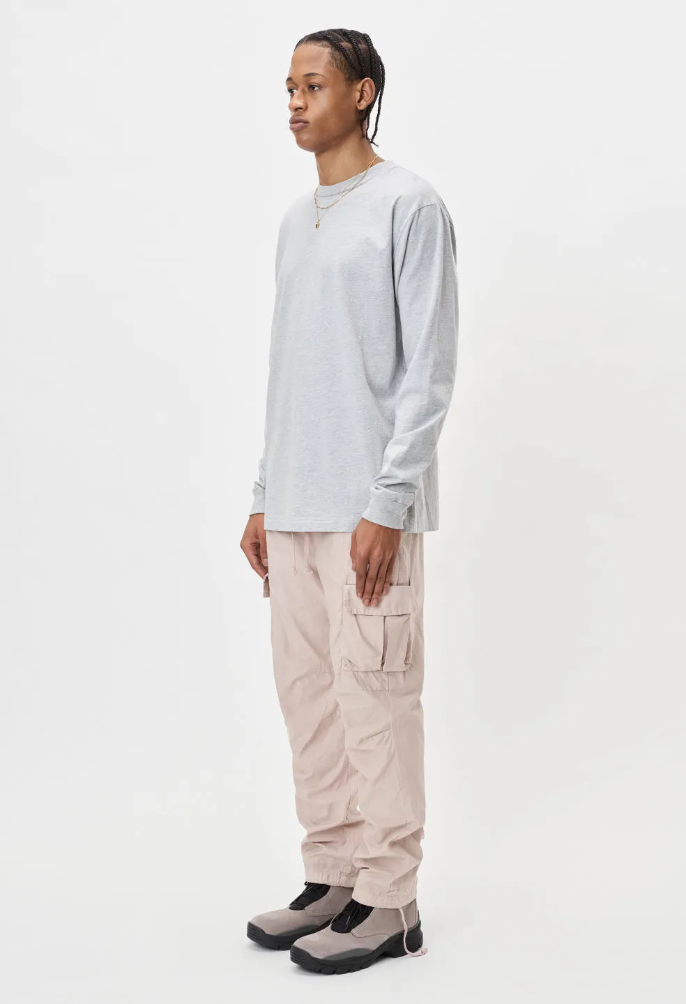 Back Sateen Cargo Pants / Twilight