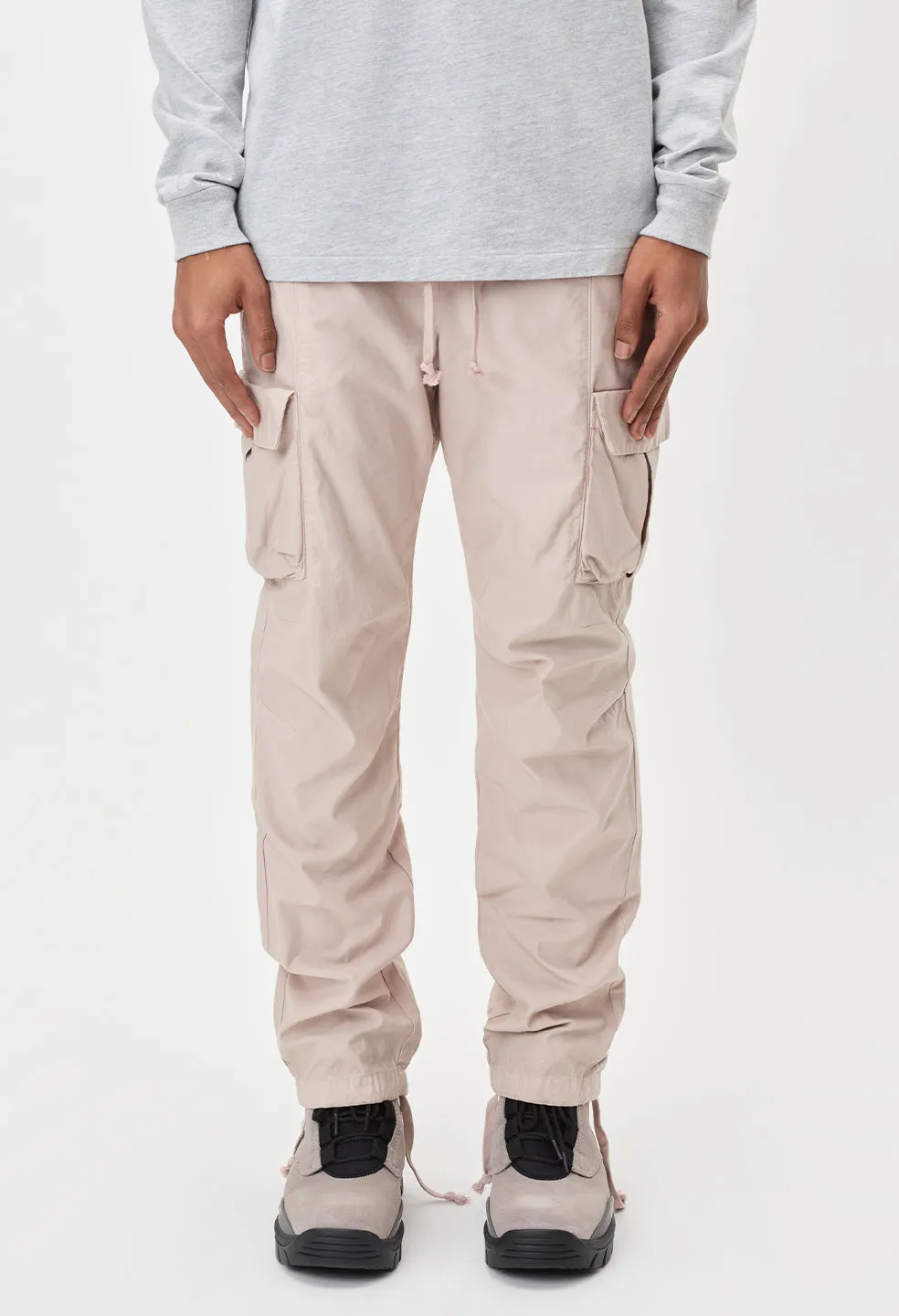 Back Sateen Cargo Pants / Twilight