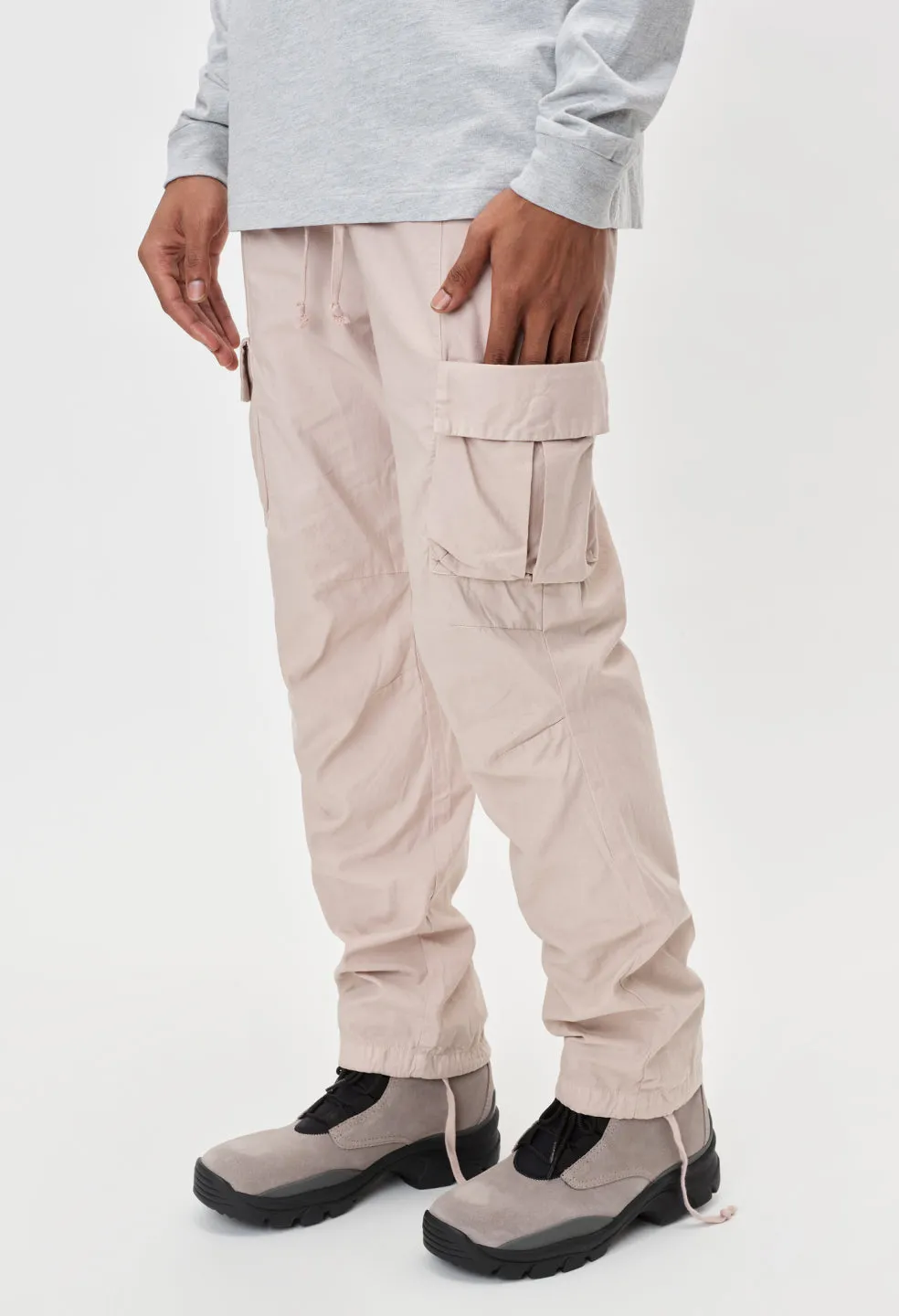 Back Sateen Cargo Pants / Twilight