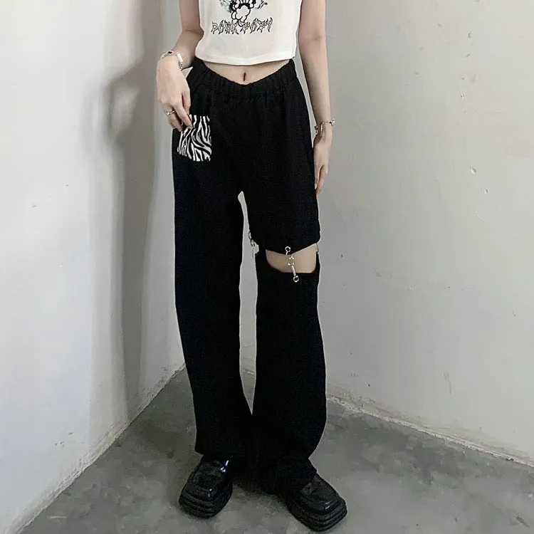 Black Loose Comfy Pants