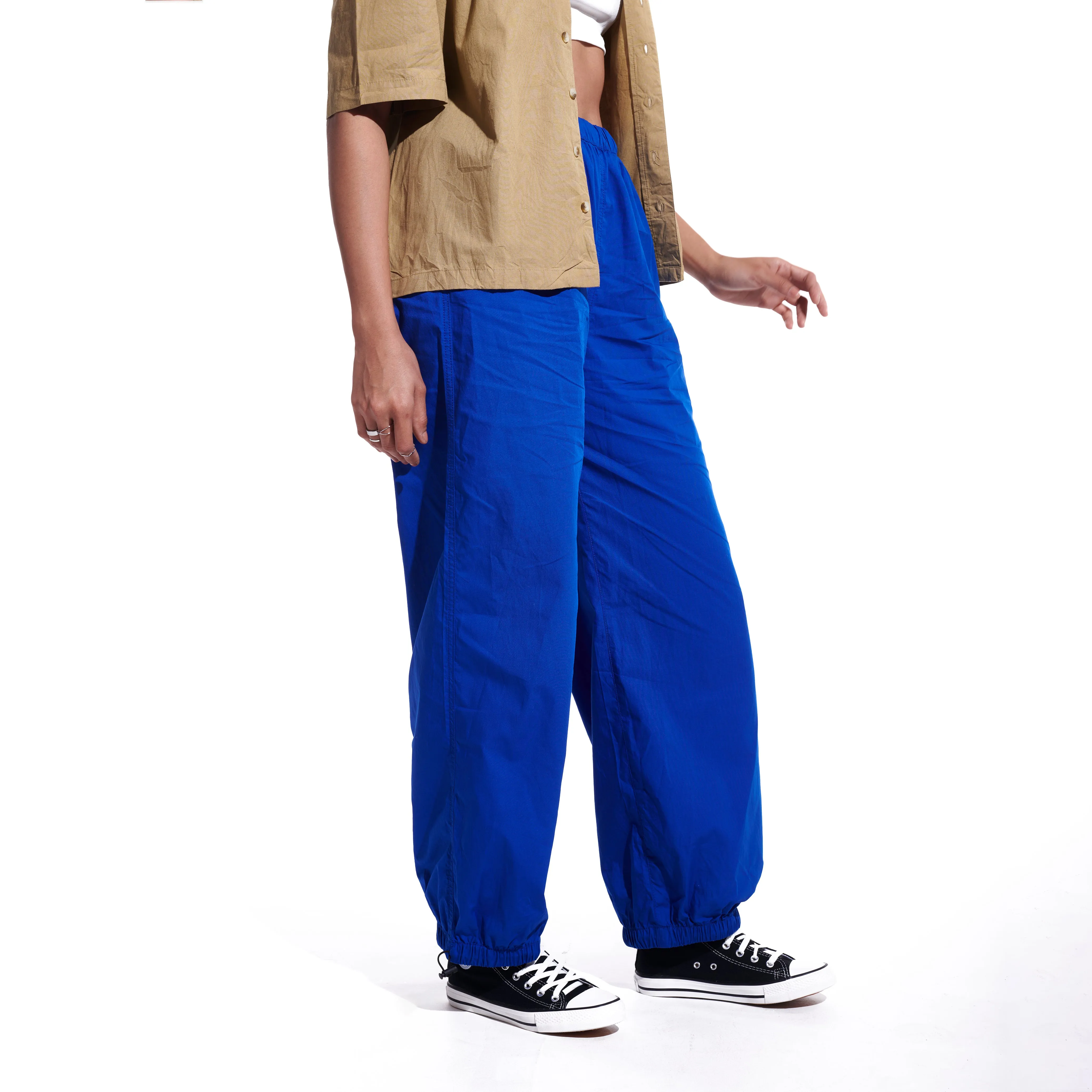 Blue Parachute Pants