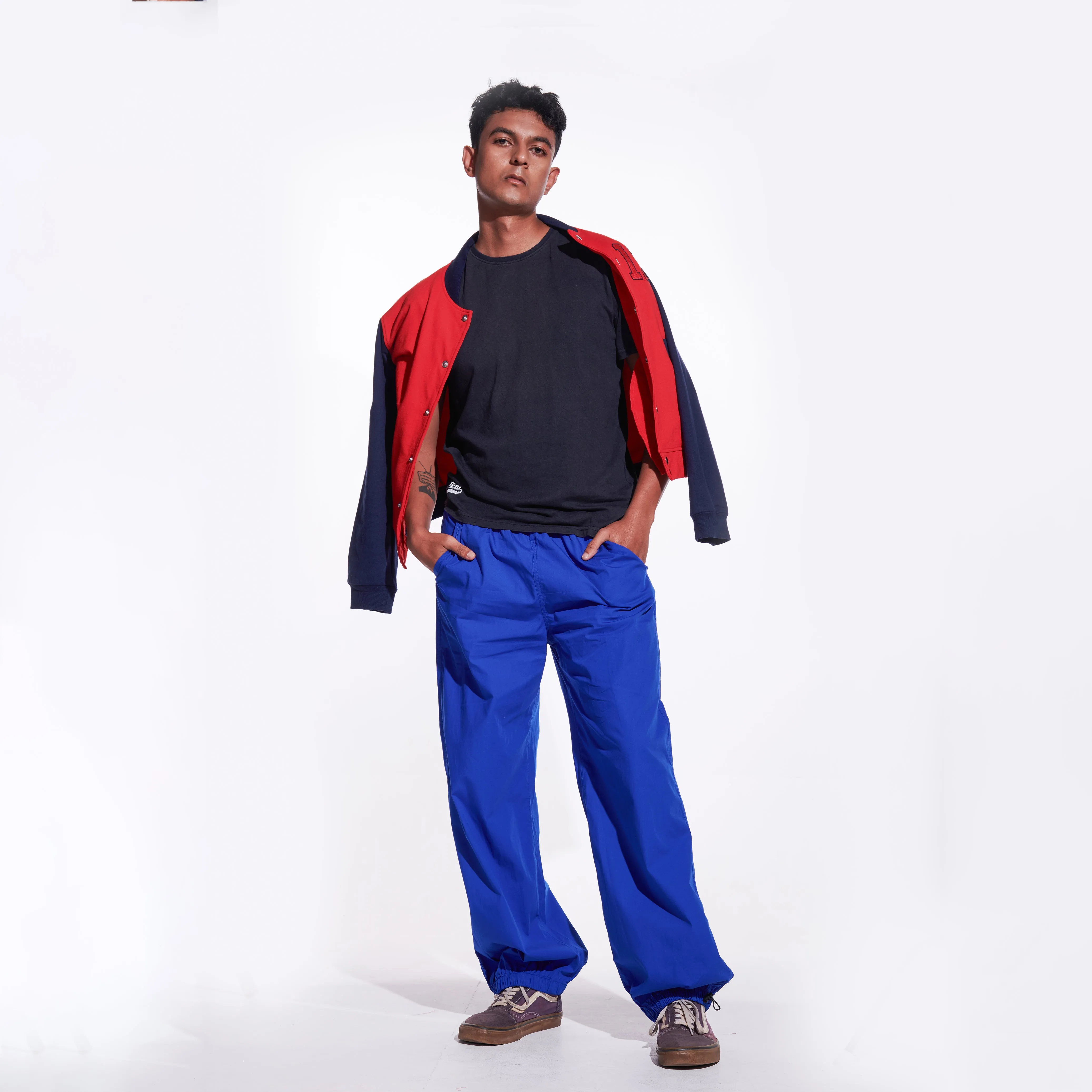 Blue Parachute Pants