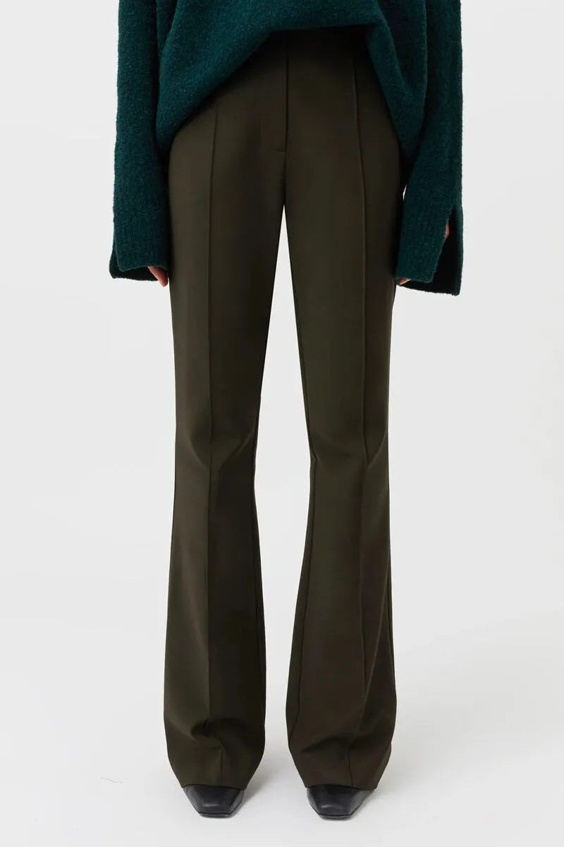 BRYN HIGH WAISTED PANT-EVERGREEN