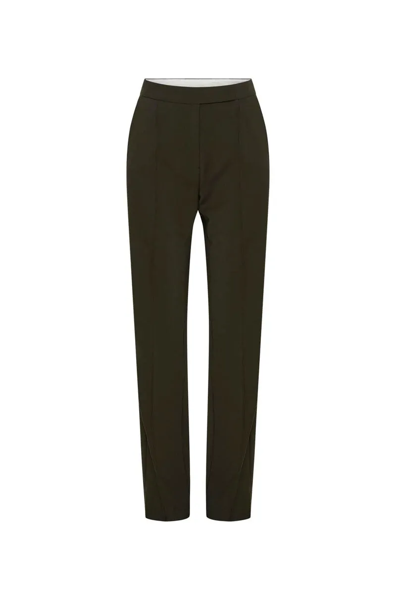 BRYN HIGH WAISTED PANT-EVERGREEN