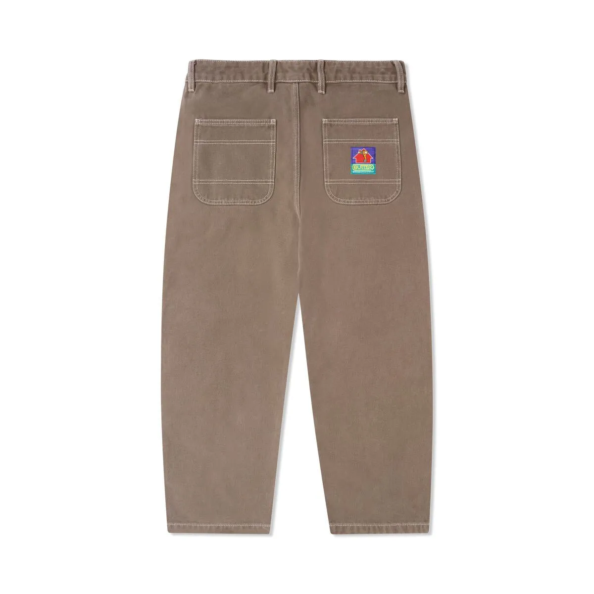 Butter Goods Work Double Knee Pants Washed Brown