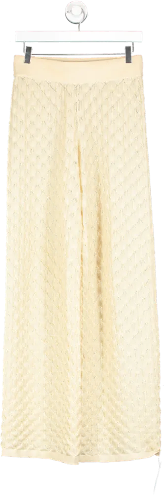 By Malina Beige Alissa Pants UK S