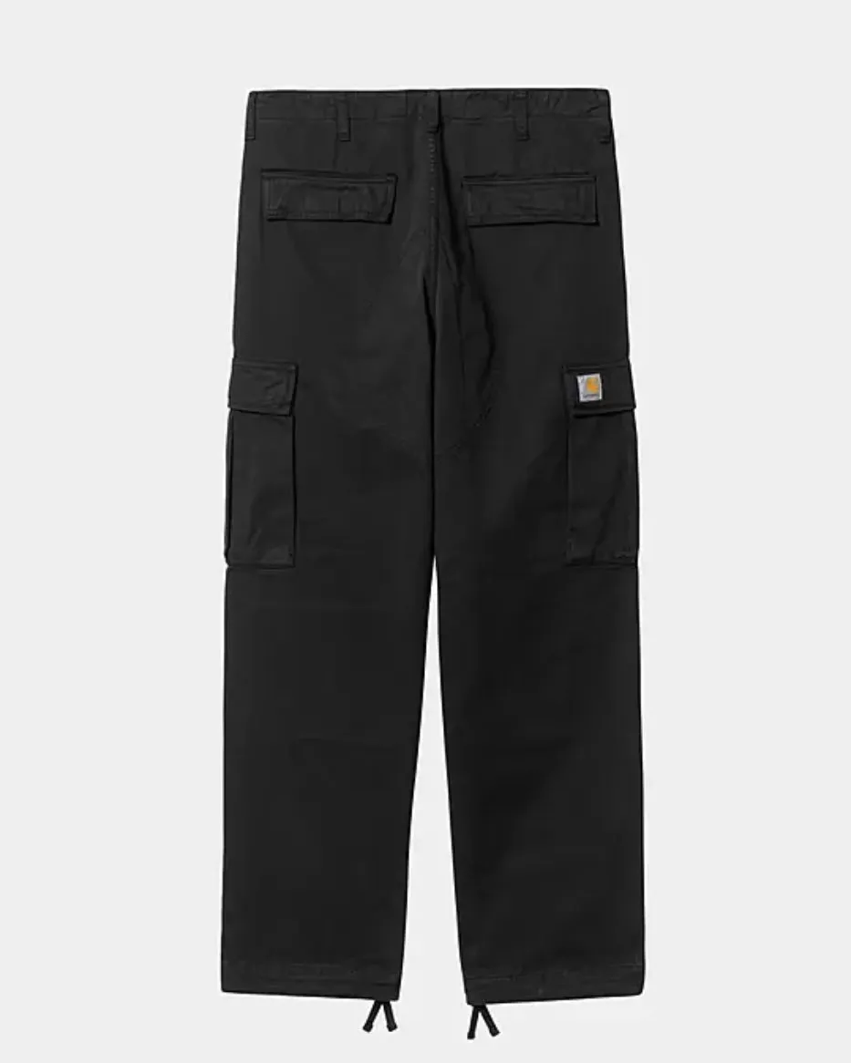 CARHARTT WIP Regular Cargo Pant Black Garment Dyed