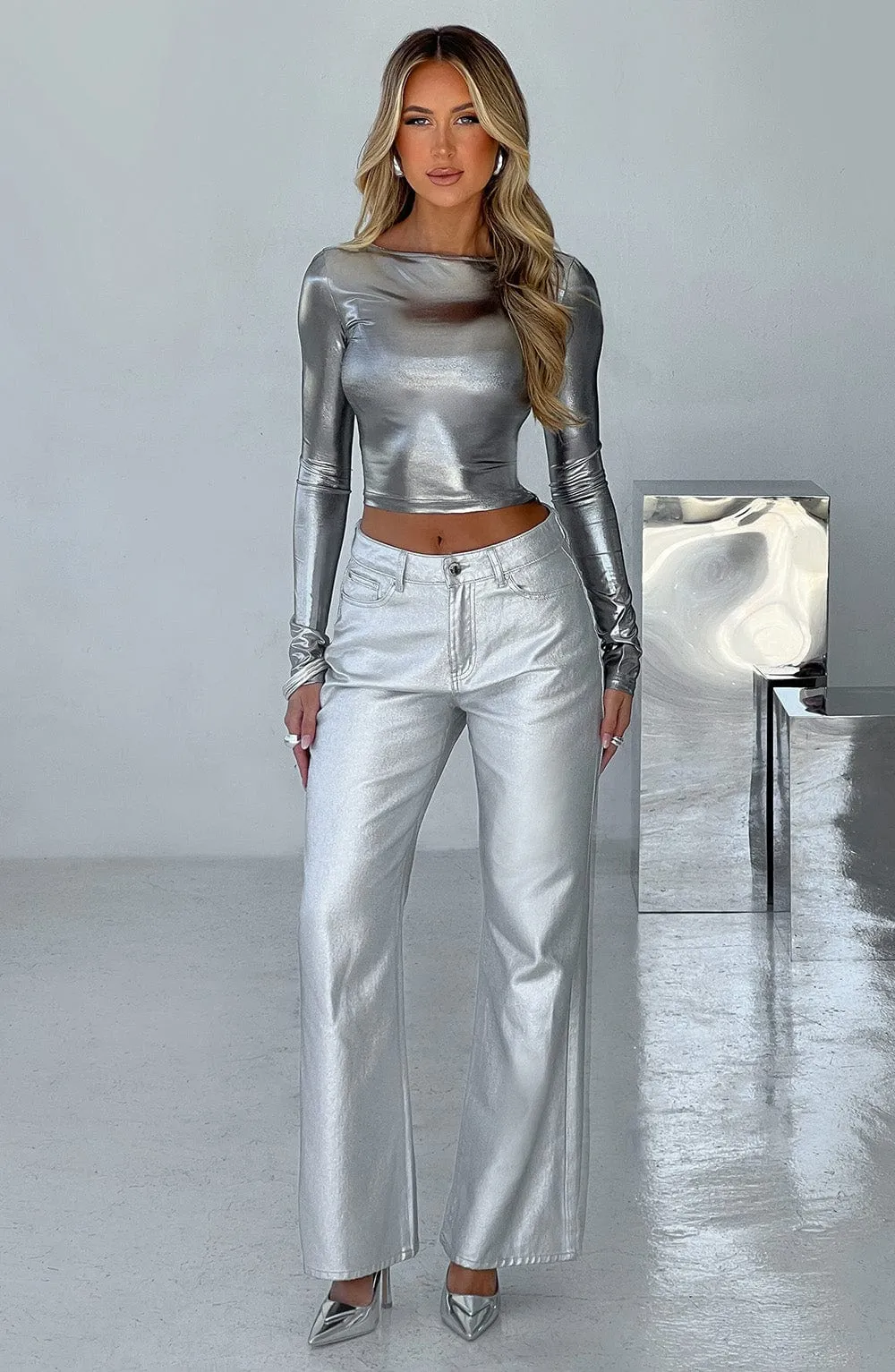 Cassidy Pant - Silver