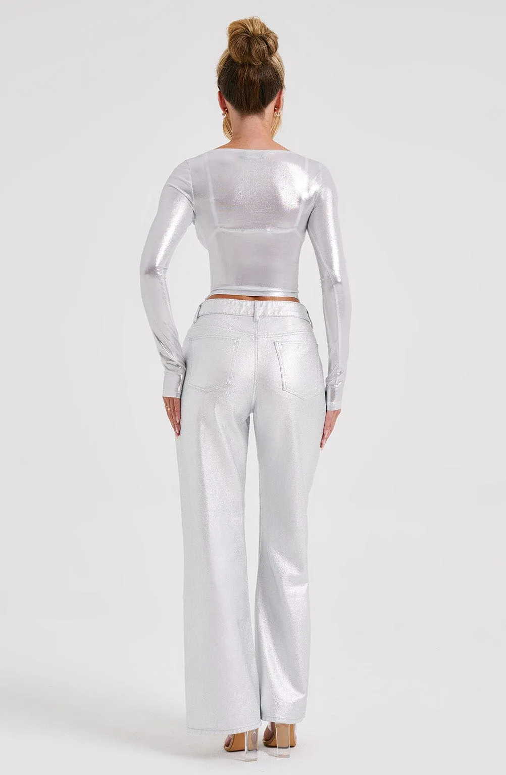 Cassidy Pant - Silver