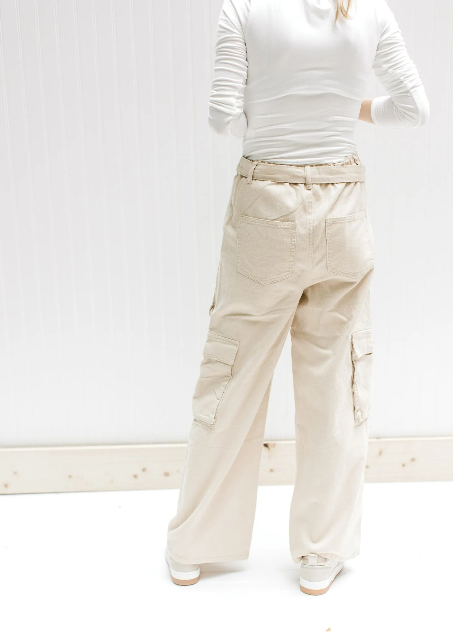 Champagne Cargo Pants