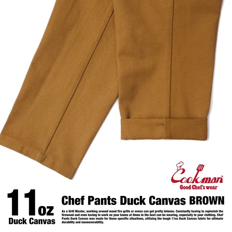 Cookman Chef Pants - Duck Canvas : Brown