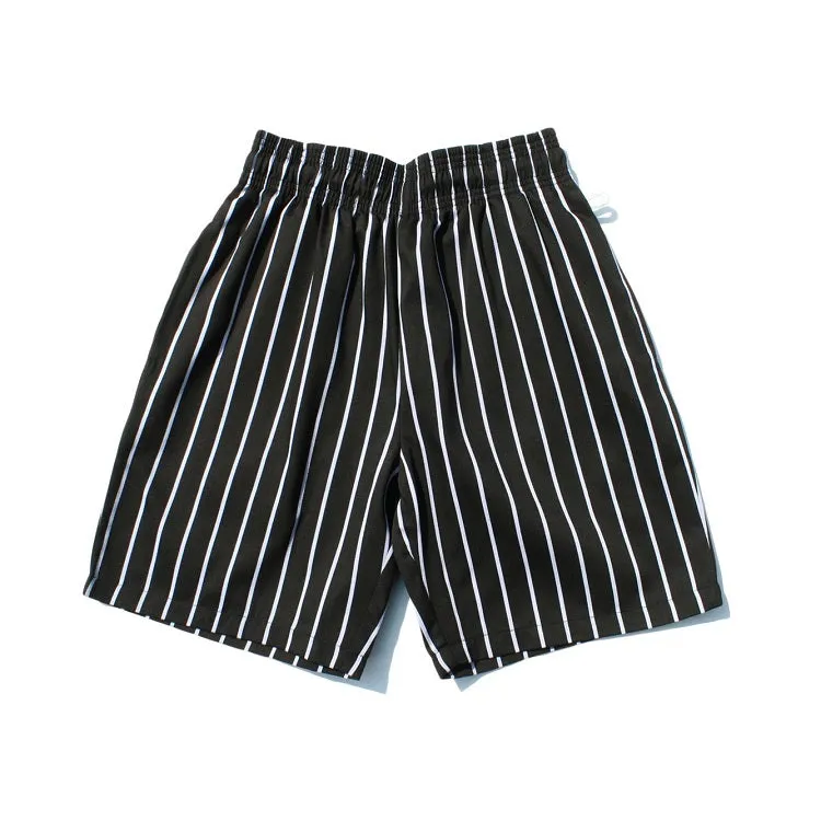 Cookman Chef Short Pants - Stripe : Black