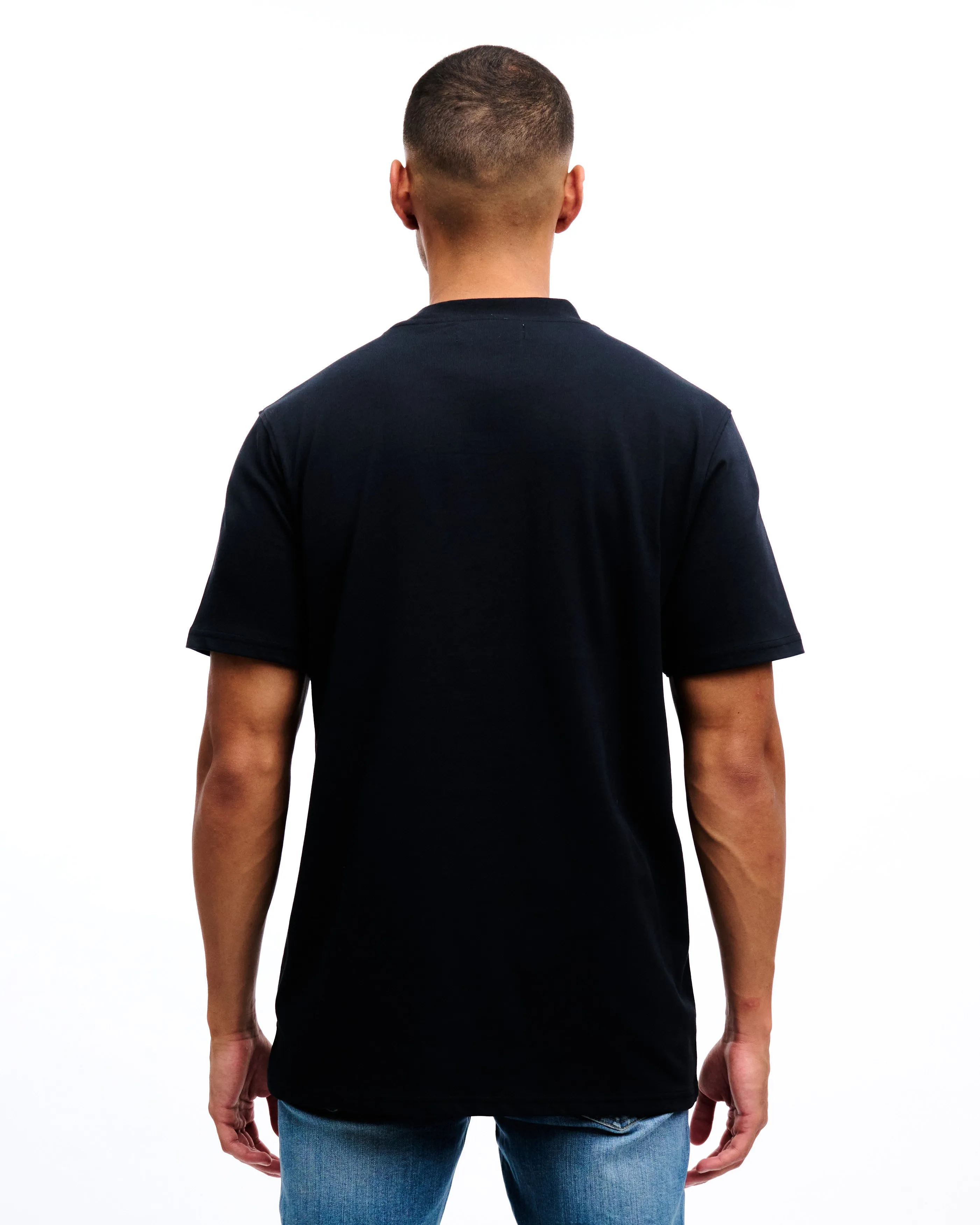 CROYEZ RULEBREAKER T-SHIRT - BLACK/COBALT