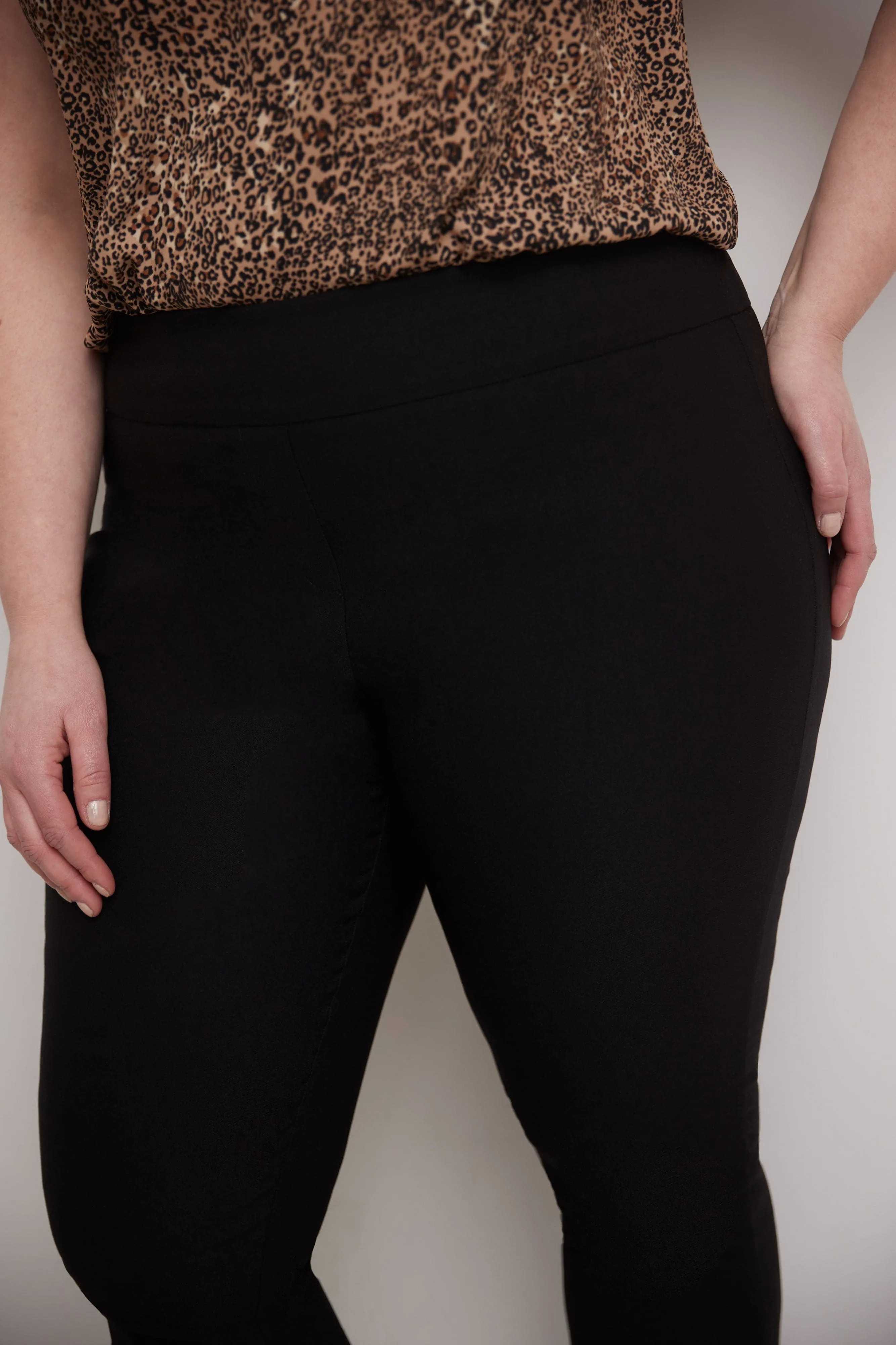 Curvy Tummy Control Straight Leg Pants