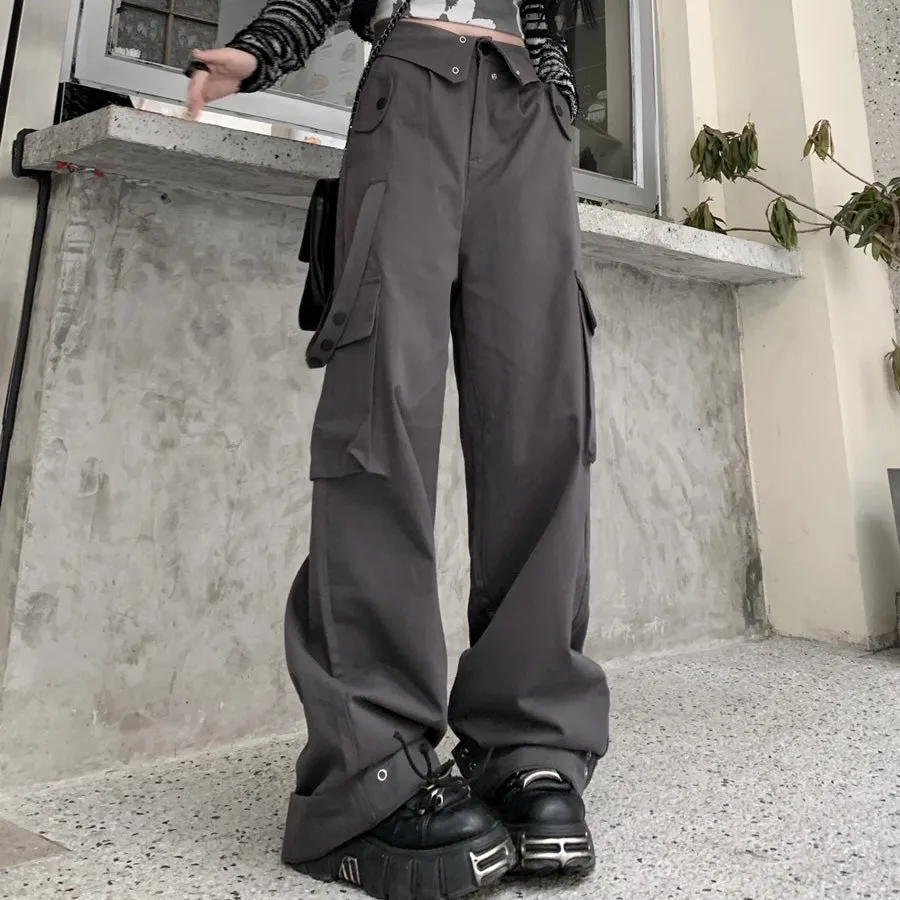 Dark Grey Cargo Pants