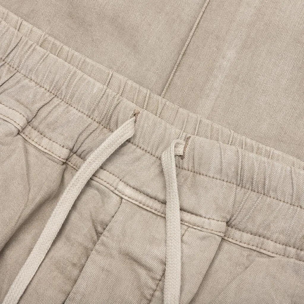 Denim Pusher Pants - Pearl