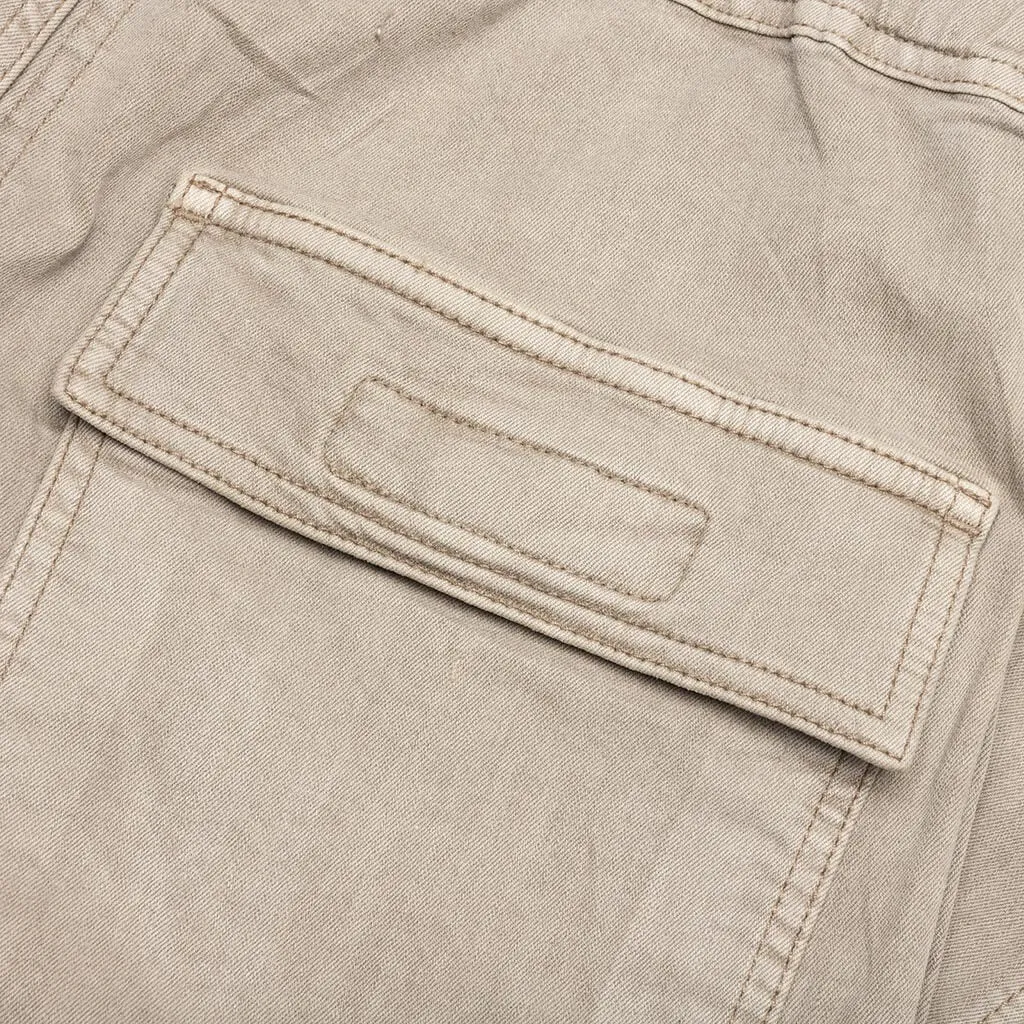 Denim Pusher Pants - Pearl