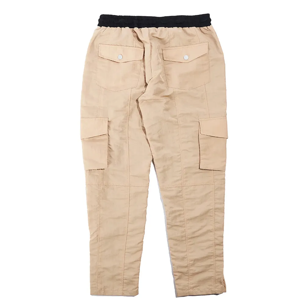 Diet Starts Monday Nylon Cargo Pants - Khaki