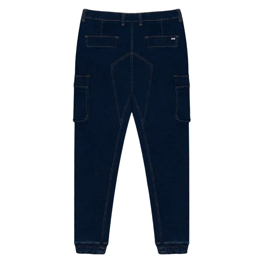 Dolly Noire Denim Cargo Long Pants pa903-pd-01 blue