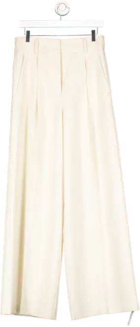 Dorothy Schumacher Cream Wide Leg Pants UK M