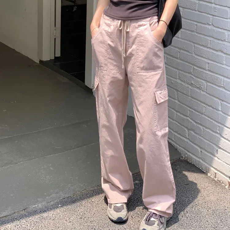 Drawstring Cargo Pants