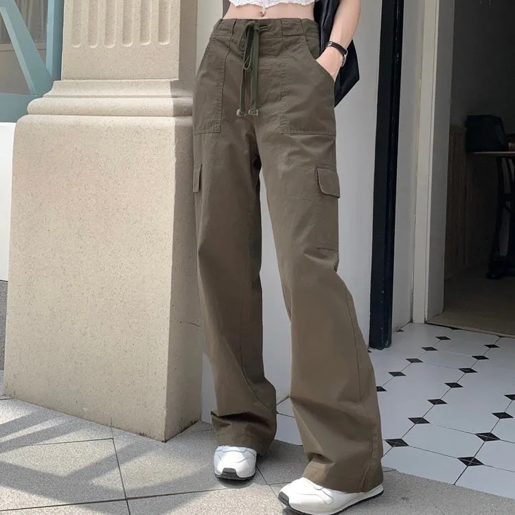 Drawstring Cargo Pants