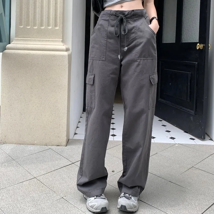 Drawstring Cargo Pants