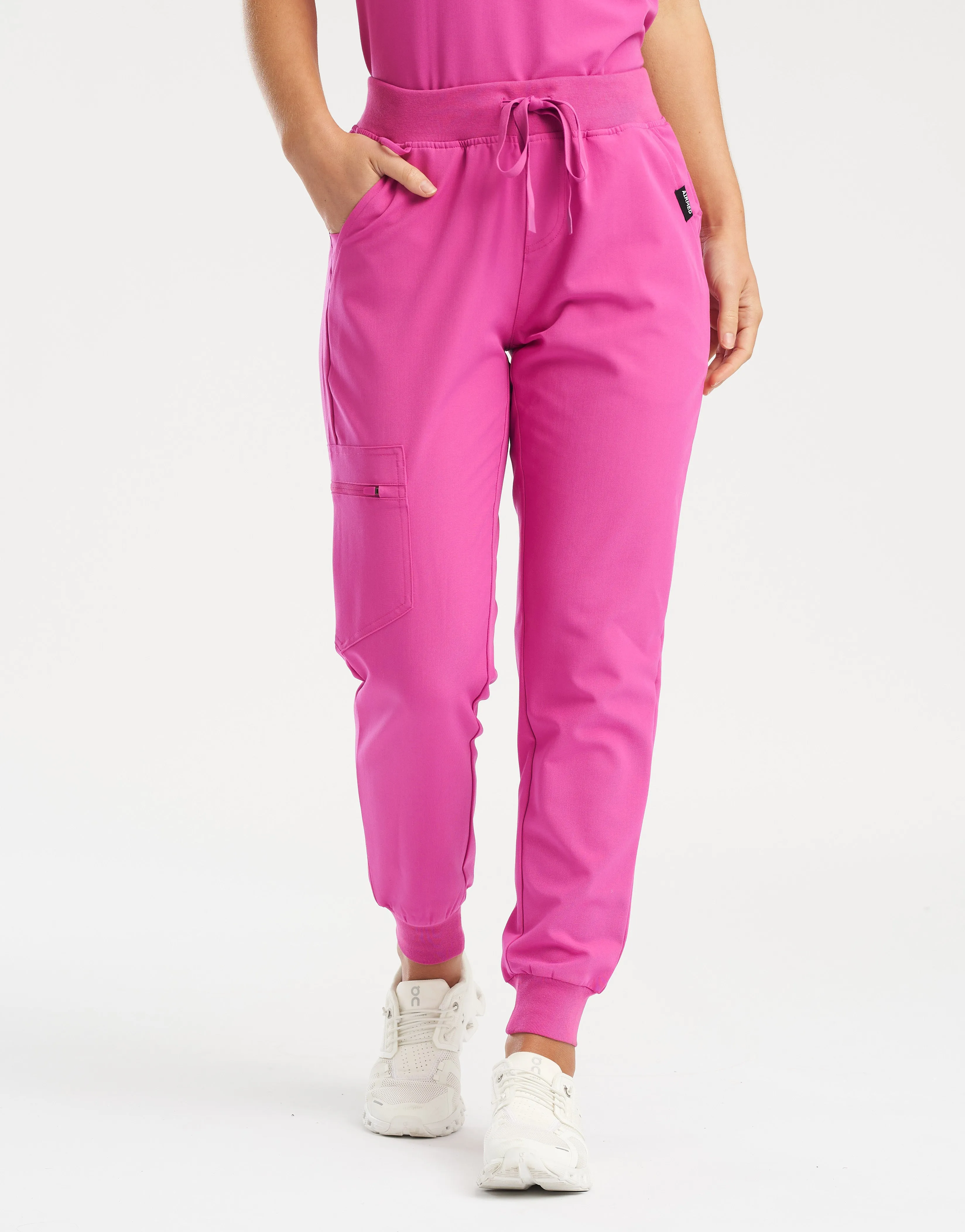 Essential Jogger Scrub Pants - Just Pink