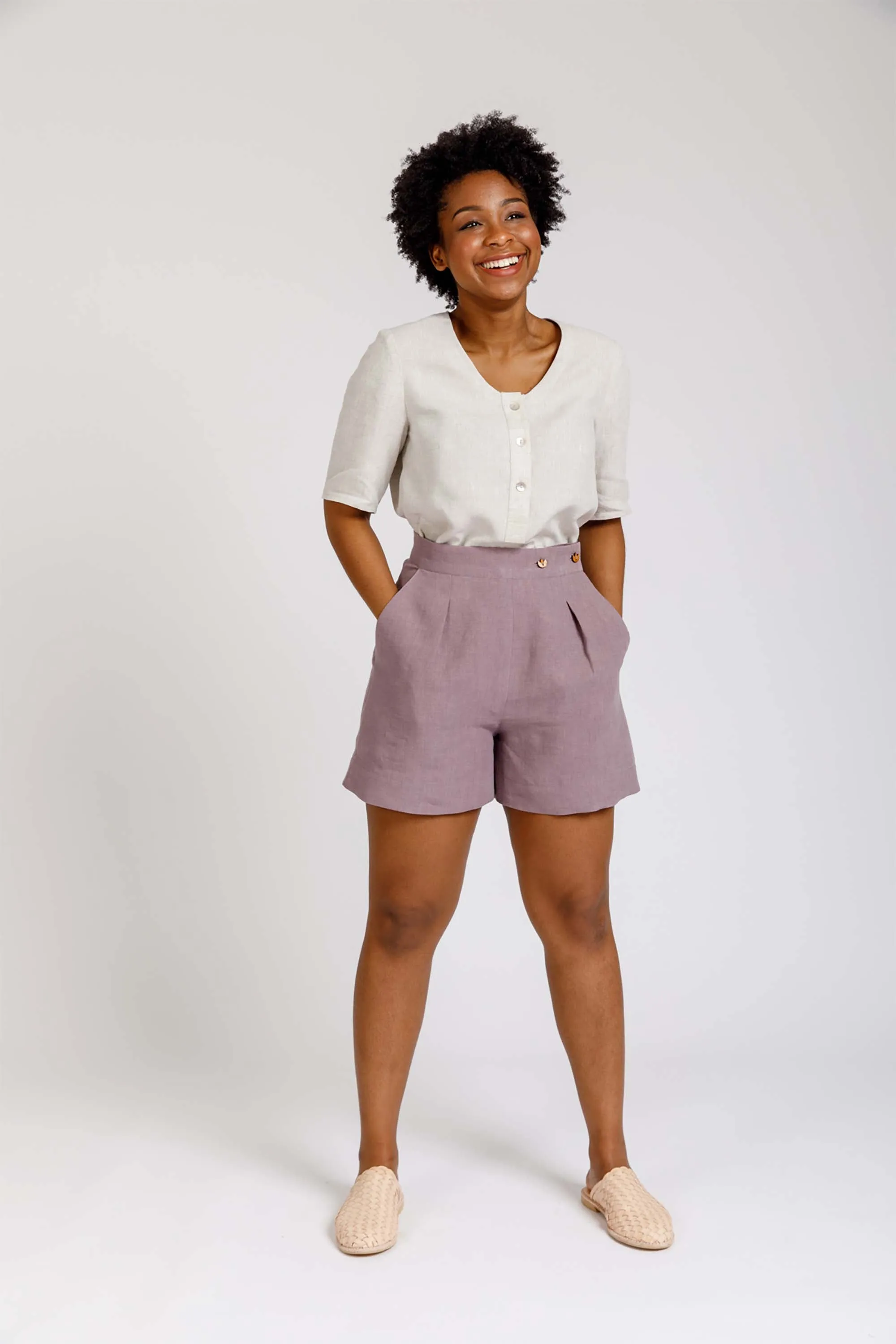 Flint Pants & Shorts Sewing Pattern by Megan Nielsen Patterns, Sizes 0-20