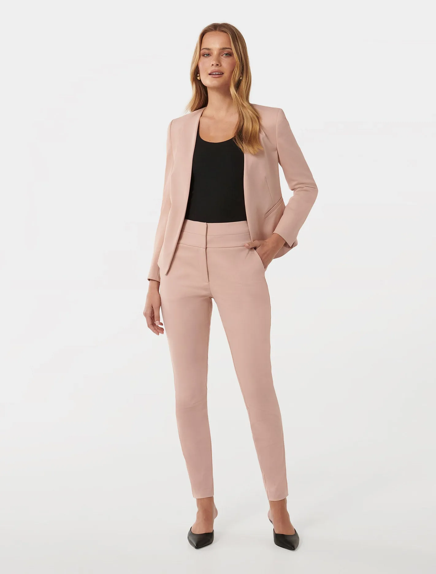 Georgia High Waist Full Length Pants