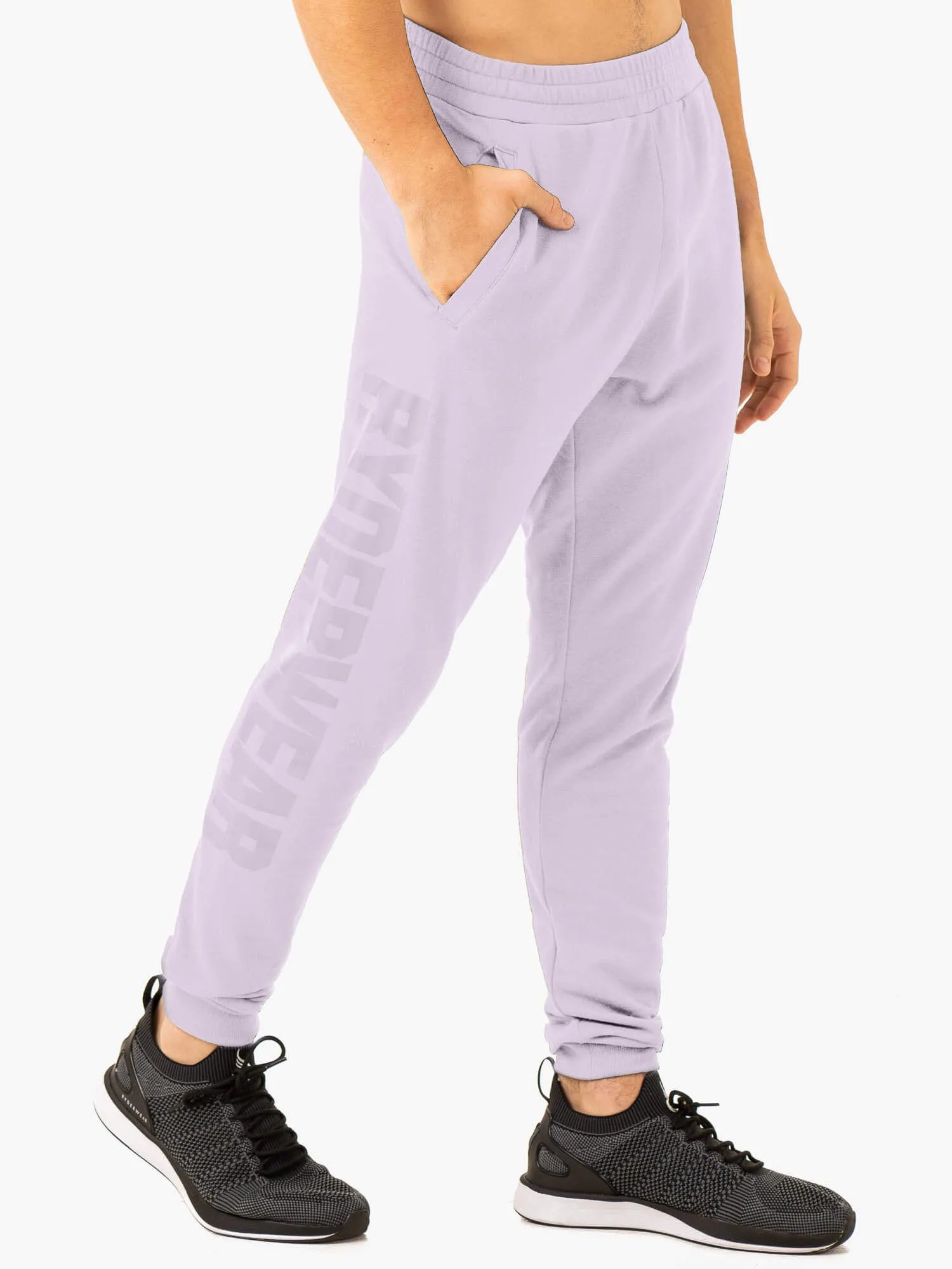 Heritage Fleece Track Pants - Lavender