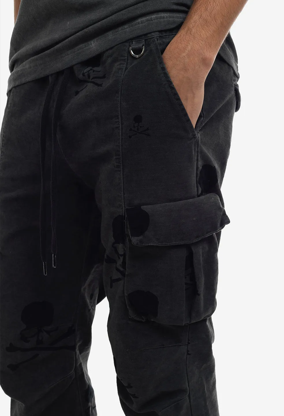 JE X Mastermind Cold Dye Cargo Pants / Charcoal