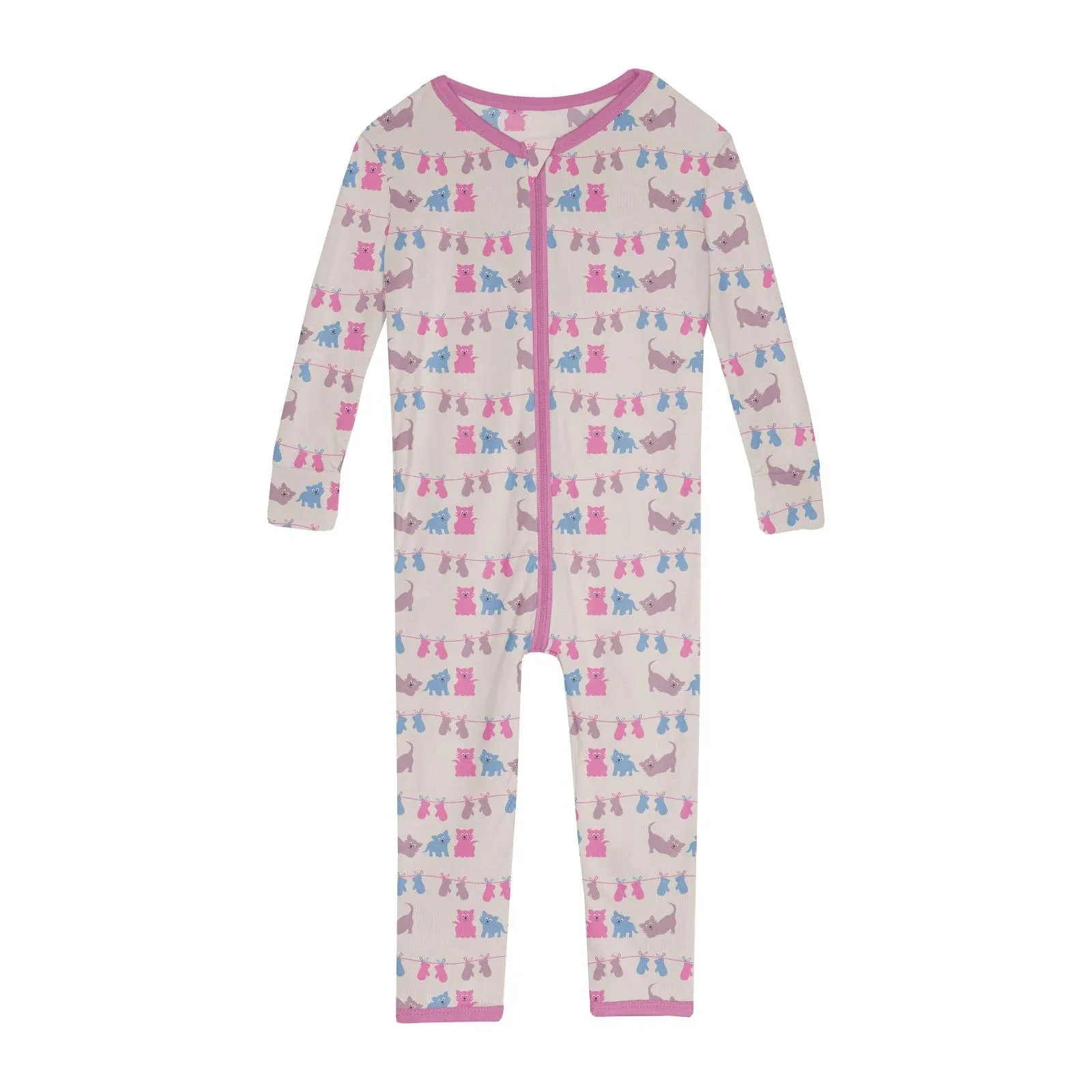 Kickee Pants - Coverall - Little Kittens