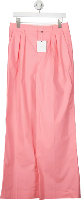 L'academie Pink Dallion Poplin Pants UK M