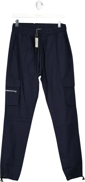 Legend London Blue Utility Cargo Pants UK L