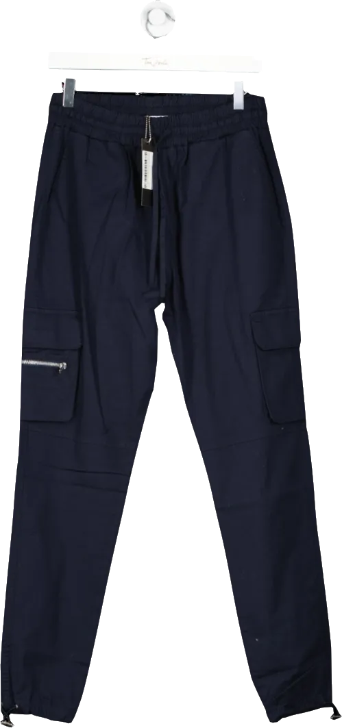 Legend London Blue Utility Cargo Pants UK L