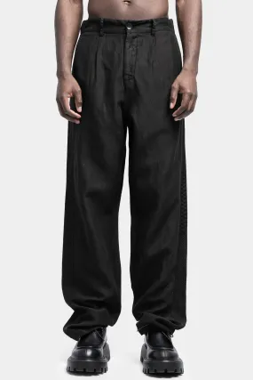 Linen blend trousers