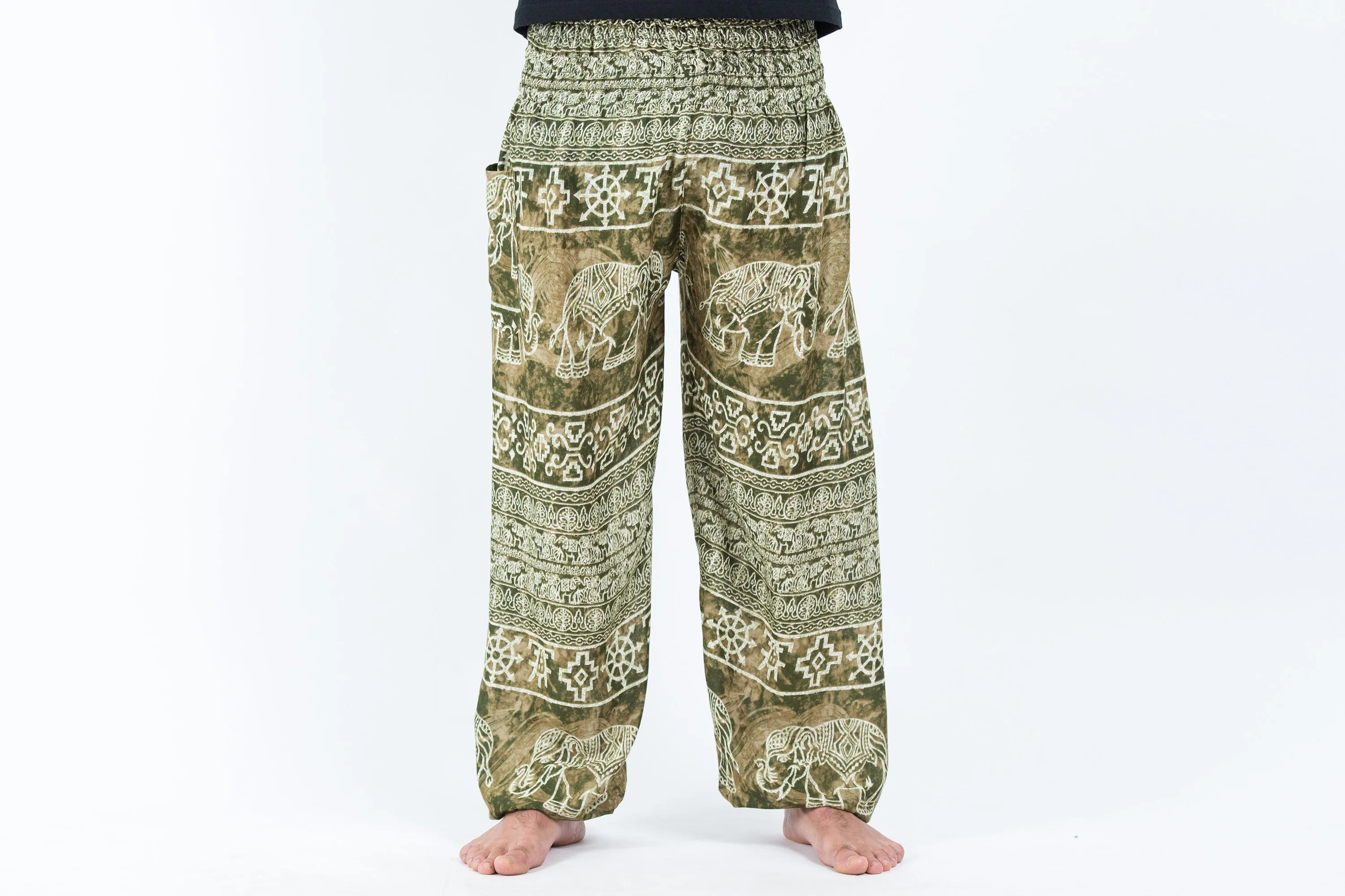 Marble Elephant Men's Elephant Pants in Olive