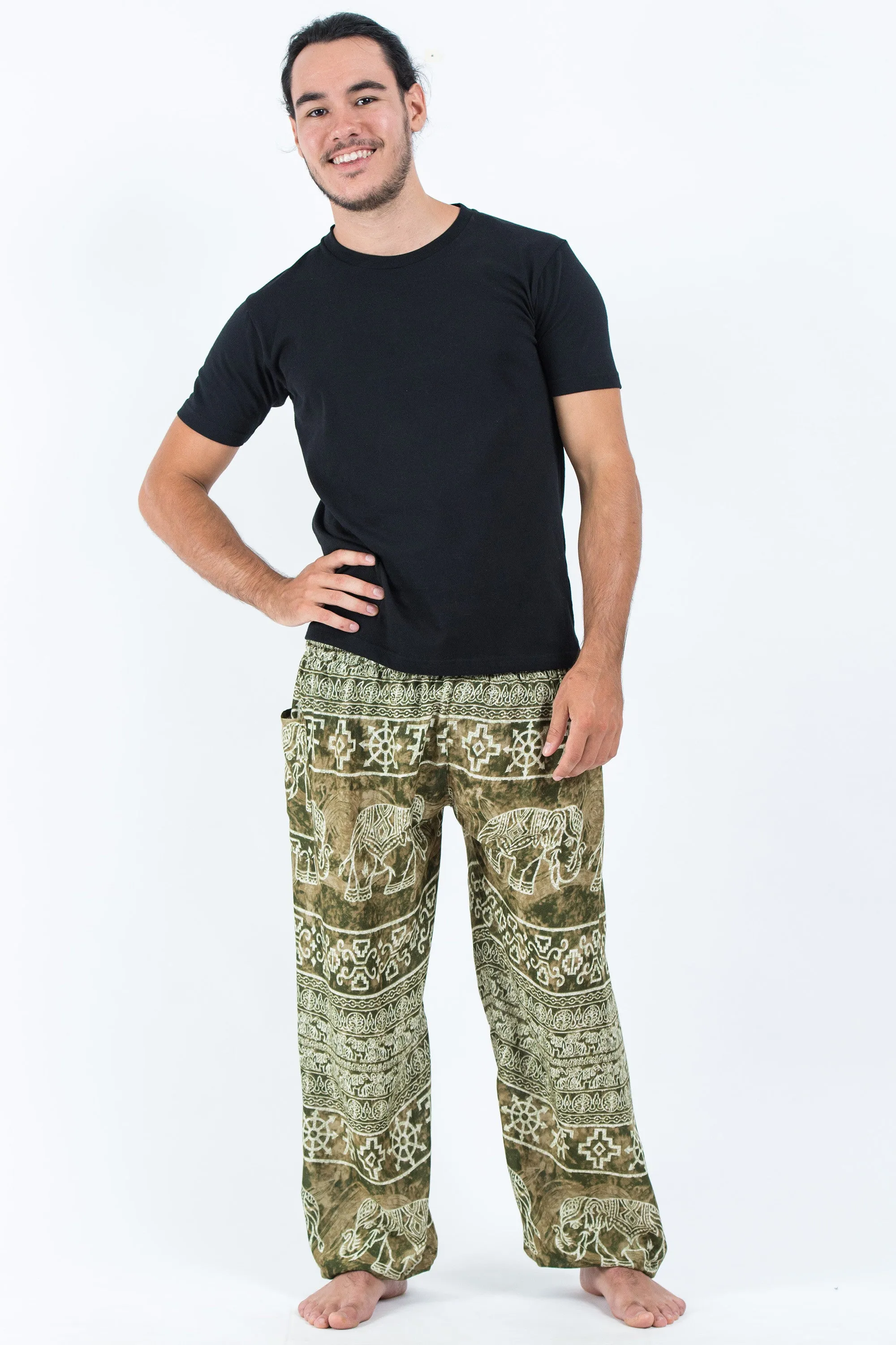 Marble Elephant Men's Elephant Pants in Olive