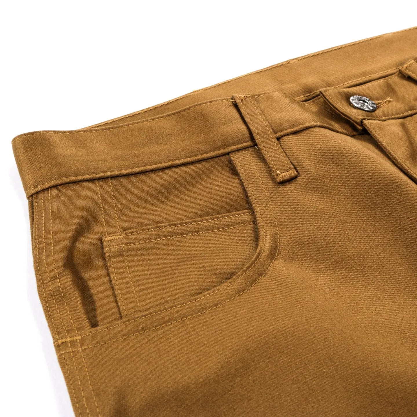 MONITALY DROP CROTCH PAINTER PANTS VANCLOTH SATEEN KHAKI