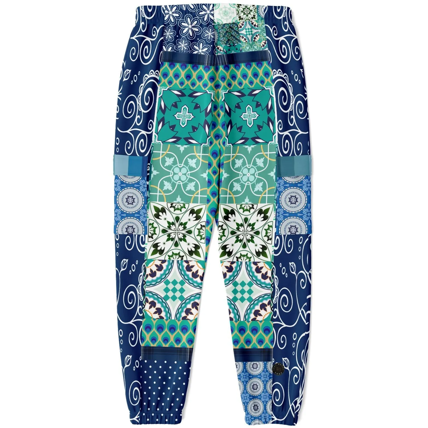 Mykonos Floral Patchwork Unisex Cargo Sweats