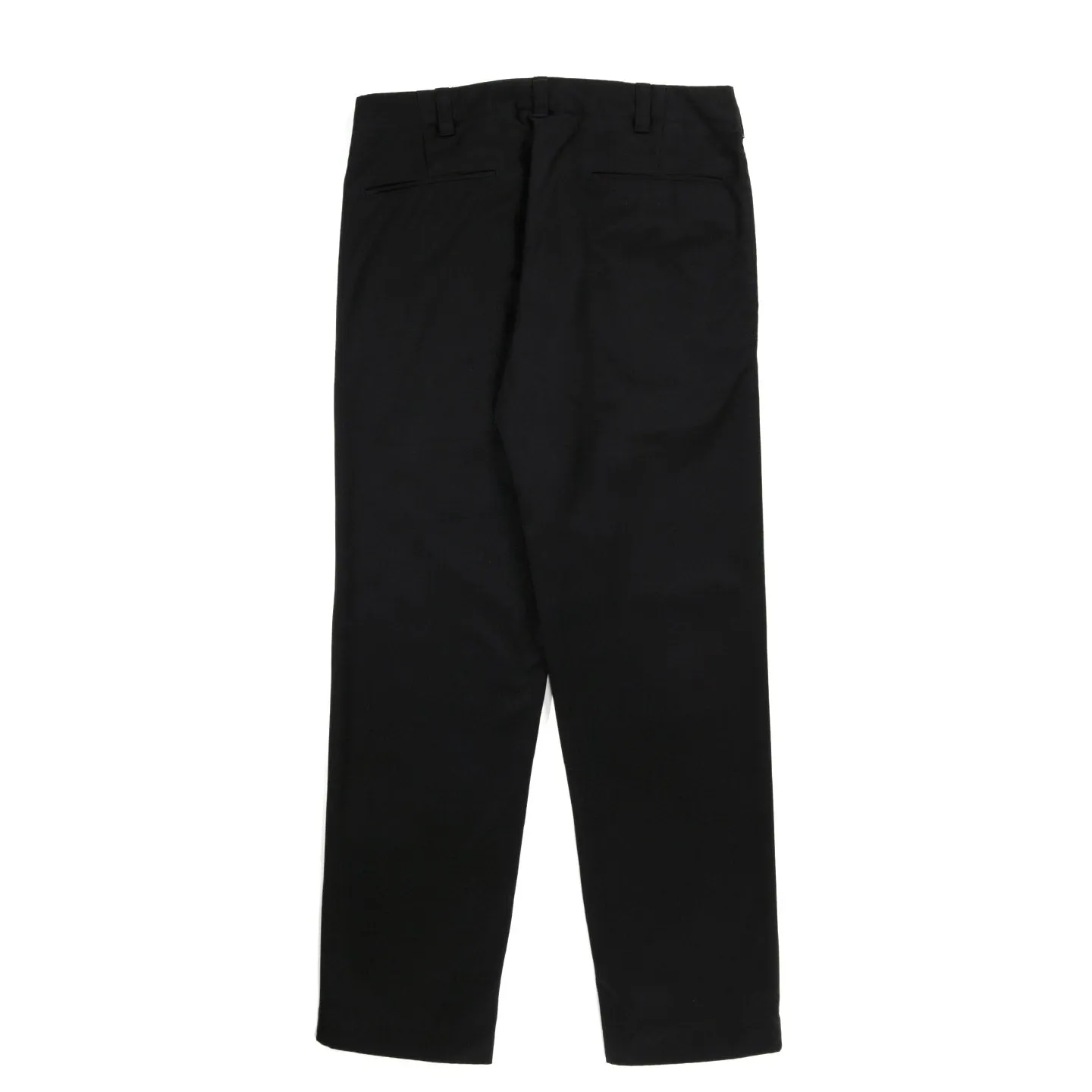 NANAMICA STRAIGHT CHINO PANTS BLACK