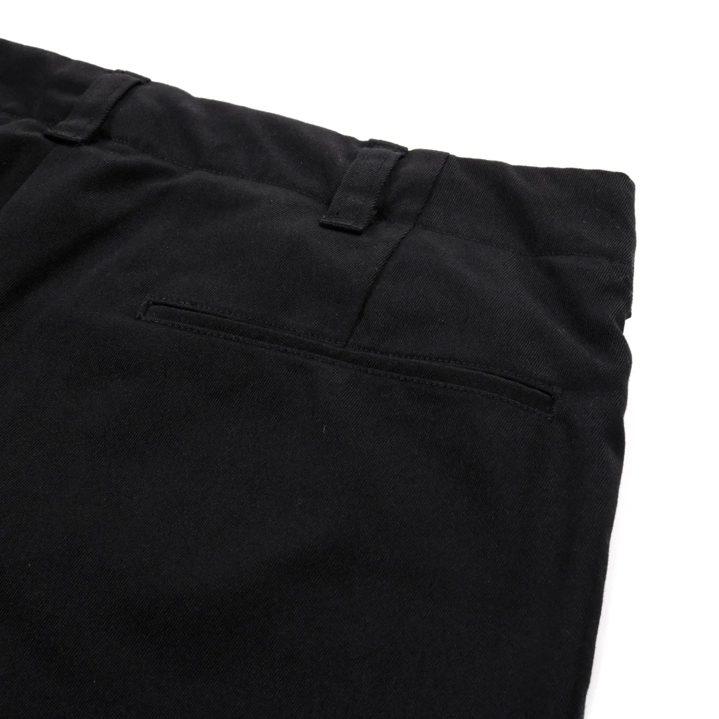 NANAMICA STRAIGHT CHINO PANTS BLACK