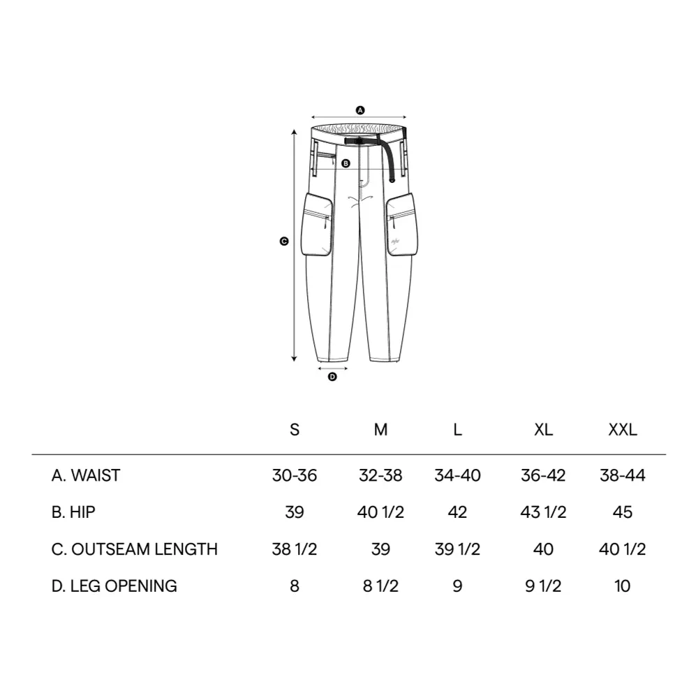 NINE POINT NINE MESH BREATHE MULTI POCKET PANTS-STONE