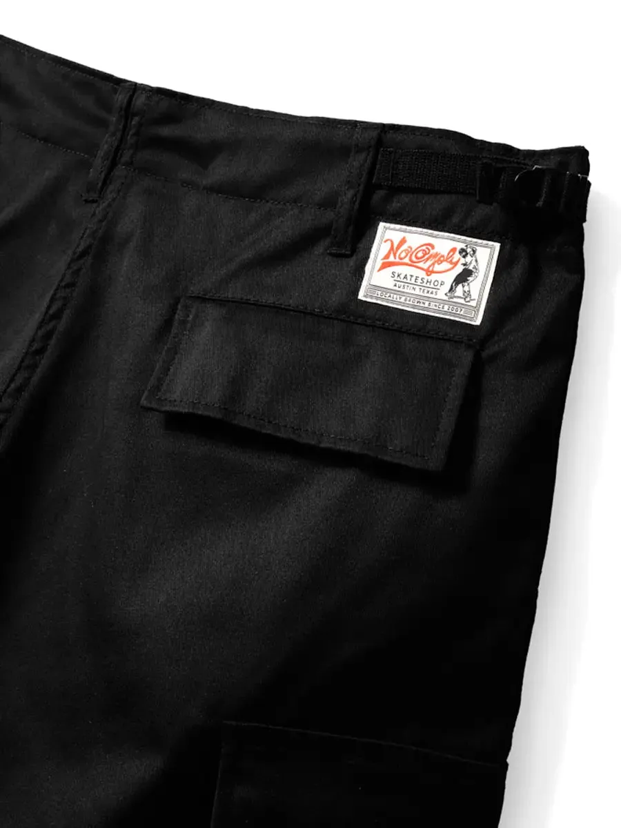 No-Comply Cargo Shorts - Black