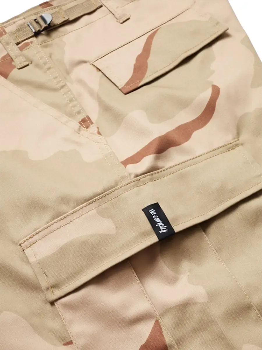 No-Comply Cargo Shorts - Desert Camo